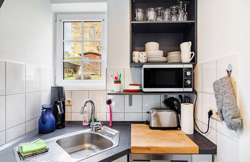 Ecklingerode Apartamento | Apartamento 'West-Östlichen Tor' con vistas al monumento y Wi-Fi