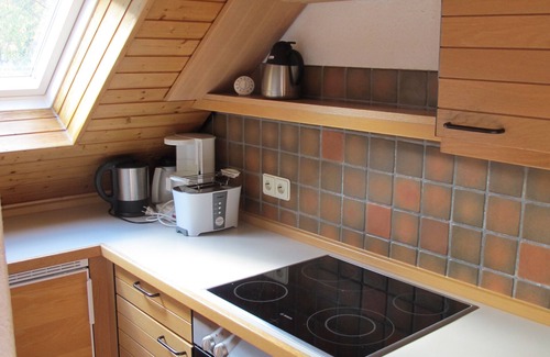 Bad Herrenalb Apartamento | Apartment with 60sqm, 1 children's room with 2 single beds, attic with sleeping possibility, max. for 4 persons