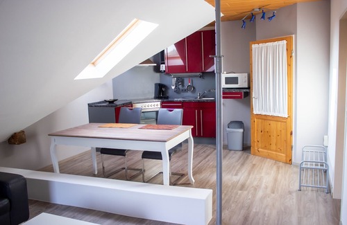Hillesheim Apartamento | Apartment with a covered south-facing balcony