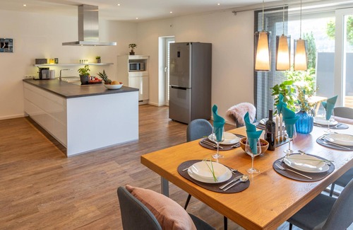 Niedernsill Apartamento | Apartment with large living room with terrace