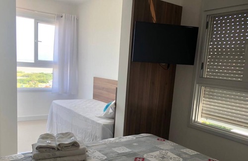 Capoeiras Apartamento | Apartamento con piscina y vista al mar # 4