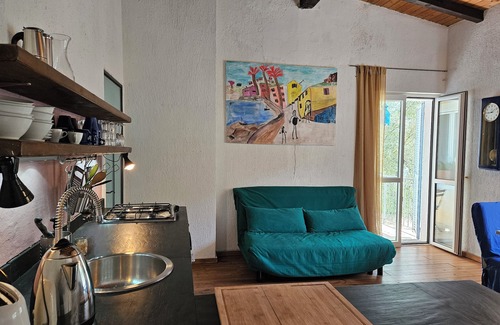 Dolcedo Apartamento | Apartamento en el olivar - con piscina y sauna bio