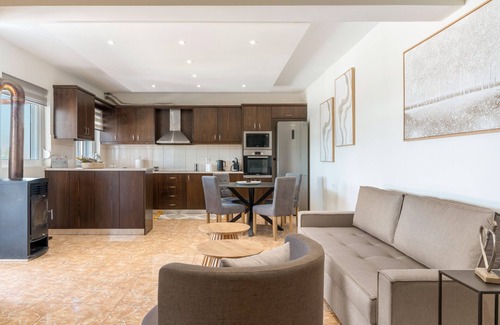 Mastichari Apartamento | Apartment 'With Private Pool No 3' with Private Garden, Wi-Fi and Air Conditioning