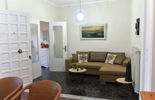 Koum Kapi Apartamento | Apartamento con jardín en la azotea con vistas al mar.