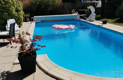 Le Barp Apartamento | Apartment with swimming pool, garden Near forest Bassin Arcachon, Bordeaux