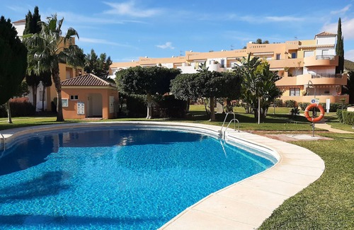 Playa de Vera Apartamento | APARTAMENTO CON PISCINA RESIDENCIA NATURISTA PLANTA BAJA