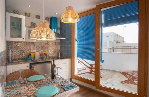 Centro histórico de Peniscola Apartamento | Apartamento con terraza