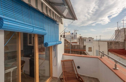 Centro histórico de Peniscola Apartamento | Apartamento con terraza