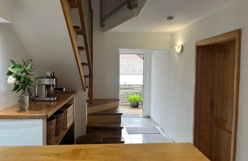 Absberg Apartamento | Apartamento 'Wohnung Mit Dachterasse' con terraza privada, jardín compartido y Wi-Fi