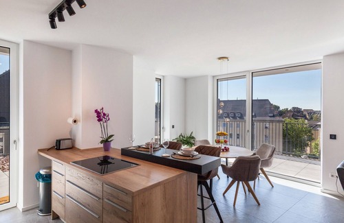 Giessen Apartamento | Apartamento 'Yiwoo Home' con terraza privada, balcón y Wi-Fi
