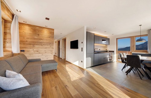 Ultimo Apartamento | Apartamento 'Zeitvertreibr' con vistas a la montaña, jardín compartido y Wi-Fi