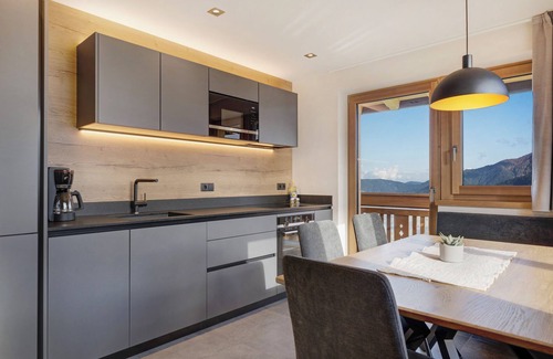 Ultimo Apartamento | Apartamento 'Zeitvertreibr' con vistas a la montaña, jardín compartido y Wi-Fi