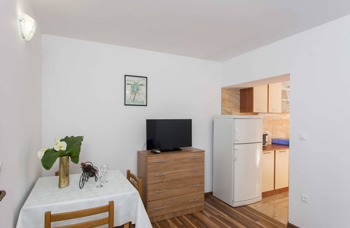 Mlini Apartamento | Apartments Djurkovic - One-Bedroom Apartment with Shared Terrace and Sea View