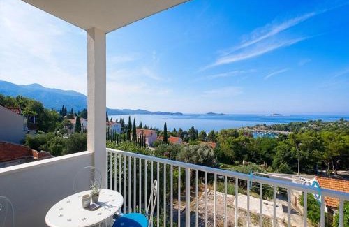 Brasina Apartamento | Apartments Grljevi - One Bedroom Apartment with Balcony and Sea View A4