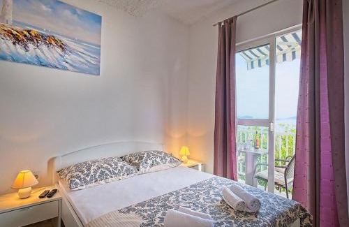 Brasina Apartamento | Apartments Grljevi - Studio Apartment with Balcony and Sea View A3