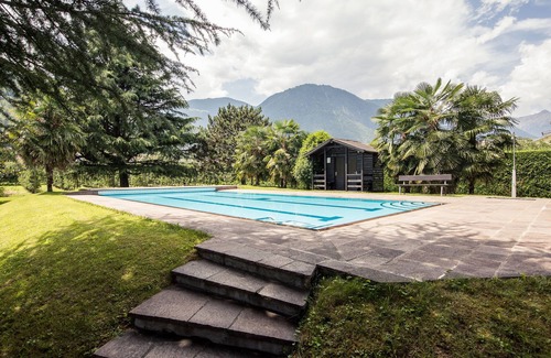Lana Apartamento | Apartamentos Obermayr: apartamento con piscina al aire libre y piscina cubierta