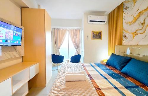 Pekayon Jaya Apartamento | Apatermend grand kamala lagoon 1BR Cozy & Elegant by LuckyStay