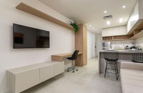 Laranjeiras Apartamento | Apê com piscina e academia: Metrô 350m