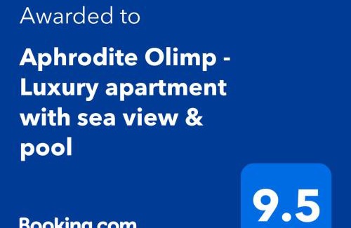 Olimp Apartamento | Aphrodite Olimp - Luxury apartment with sea view & pool