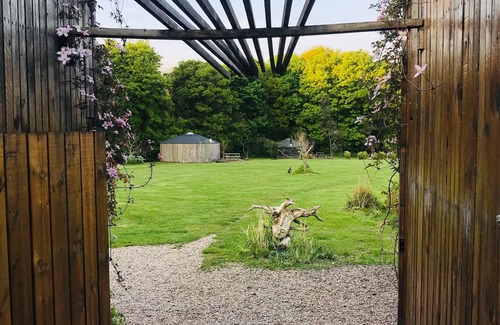 Guisborough Cabina | Apothecary yurt, a herbal retreat in field and woodland surroundings