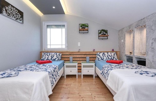 Zaton Apartamento | App 5 Zaton beach Sonnenterrasse Fußbodenheizung einzigartig auch im Herbst und Winter