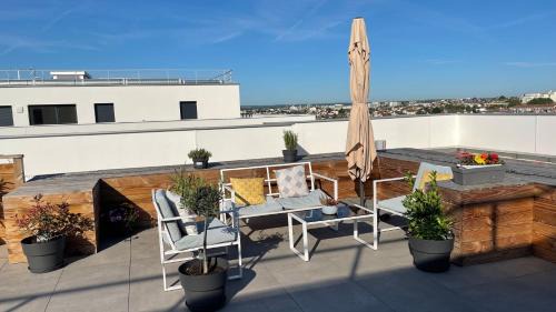 Bezons Apartamento | Apparentement proche Paris avec terrasse vue dégagée