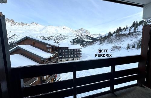 Meribel-Mottaret Apartamento | Appart 2 pièces 6p - Pied des pistes avec vue - Parking - Mottaret