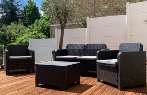 La Ferte-sous-Jouarre Apartamento | Appart avec terrace proche Disney, Paris & Reims
