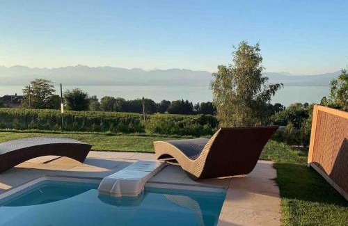 Perroy Apartamento | Appart avec piscine chauffée et plage 5 min