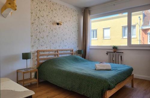 Marcq-en-Baroeul Apartamento | Appart Cosy parking privé Croisé Laroche près tram