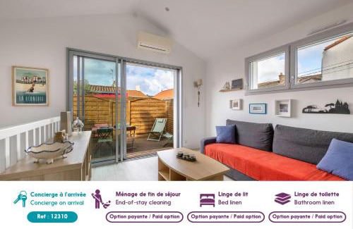 La Bernerie-en-Retz Apartamento | Appart dans bourg a 230m de la plage - 4 pers