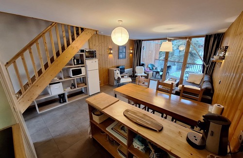 Montchavin Apartamento | Appart Duplex / La Plagne, Montchavin / 3 Chambres, 8 Pers / Pied des Pistes
