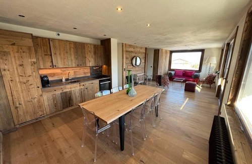 Le Bettex Apartamento | Appart 2 Le Bettex on Piste Mont Blanc View 4 bedrooms
