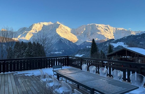 Le Bettex Apartamento | Appart 3 Le Bettex piste view Mont Blanc - 5 bedrooms