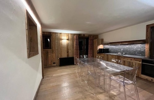 Le Bettex Apartamento | Appart 5 Le Bettex piste view Mont Blanc 3 bedrooms