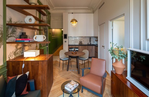 Notre-Dame-des-Champs Apartamento | Halévy-Apartamento-Baño Privado-Vista a la Ciudad
