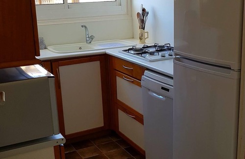 Saint-Cyprien Plage Apartamento | T2 apartamento 40m2 en villa, r de ch, 4 / 5pers, piscina, 300m de la playa