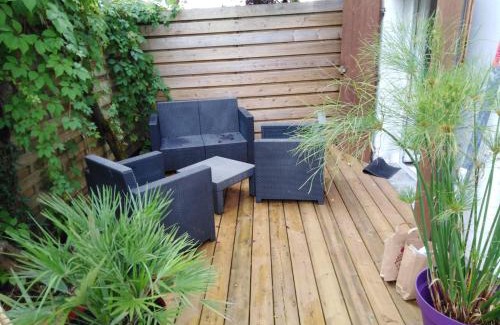 Ares Apartamento | Appart Terrasse Végétale bord Plages bassin