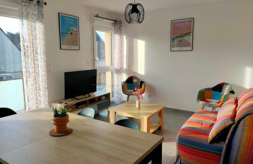 Langrune-sur-Mer Apartamento | Appartement à 50 m de la mer, idéal famille