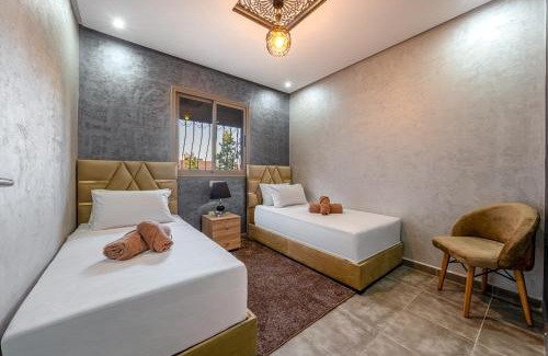 Annakhil Apartamento | Appartement 2 chb Netflix-Wi-Fi à 10 min aéroport