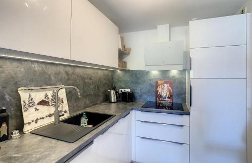 Combloux Apartamento | Appartement 2 pièces + cabine à proximité du village et téléski, cuisine équipée - FR-1-560-89