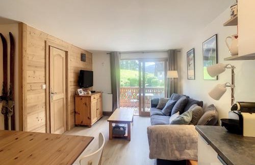 Combloux Apartamento | Appartement 2 pièces + cabine à proximité du village et téléski, cuisine équipée - FR-1-560-89