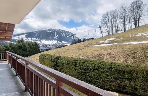 Megeve Apartamento | Appartement 2 pièces mezzanine avec balcon, parking et télécabine à proximité à Megève - FR-1-453-51