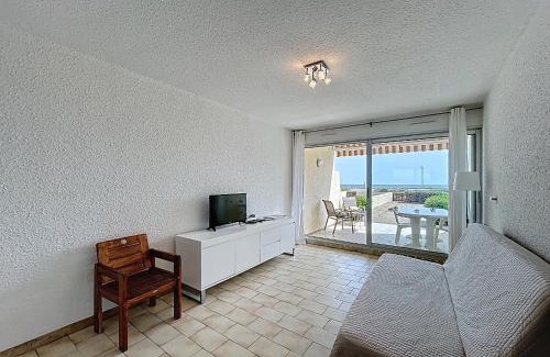 Palavas-les-Flots Apartamento | Appartement 2P Cabine sur Plage avec Parking et Climatisation - FR-1-715-46
