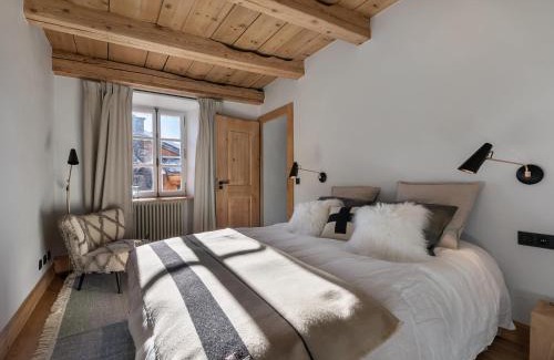 Megeve Apartamento | Appartement 3 Ch. Rénové, Centre de Megève, Balcon, Cheminée, Parking, 3 min Télécabine Chamois - FR-1-453-178