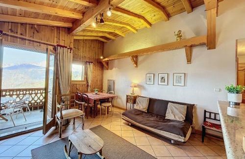 Combloux Apartamento | Appartement 3 pièces tout équipé avec balcon et box fermé, à 1,2 km du centre de Combloux - FR-1-560-141