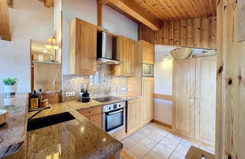 Combloux Apartamento | Appartement 3 pièces tout équipé avec balcon et box fermé, à 1,2 km du centre de Combloux - FR-1-560-141