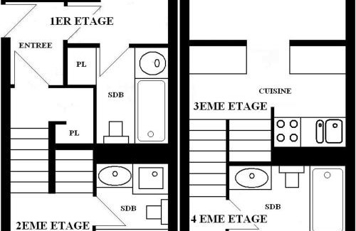 Plagne Villages Apartamento | Appartement 4 pièces, 3 salles de bains, ski aux pieds à Plagne Villages - FR-1-455-79