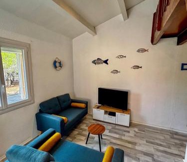 Argeles Plage Apartamento | Appartement avec loggia et mezzanine, bord de mer, 4 personnes