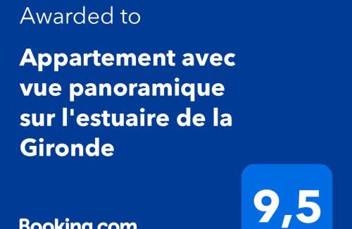 Plassac Apartamento | Appartement avec vue panoramique sur l'estuaire de la Gironde
